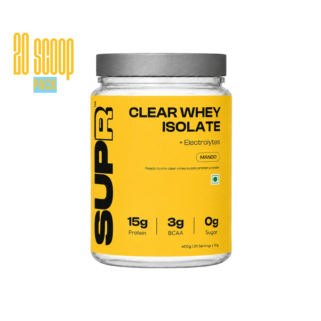 SUPR Clear Whey Isolate Powder Box